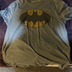 Gray Batman Logo T-Shirt